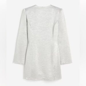 Open back satin dress